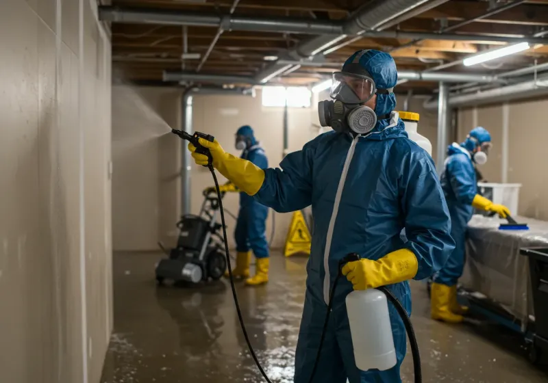 Basement Sanitization and Antimicrobial Treatment process in Macon County, AL